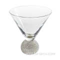 diamond stemless cocktail martini glasses
